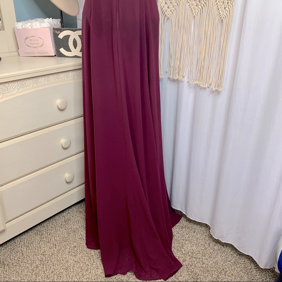 NWT Show Me Your Mumu Jenn Maxi Dress Merlot Large - Picture 3 of 10